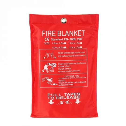 Quick Release Emergency Fire Extinguisher Blanket 3 x 3