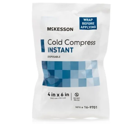 Instant Cold Compress Ice Pack Medi-Pak Disposable 4 X 6