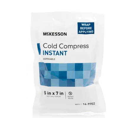 Instant Cold Compress Ice Pack Medi-Pak Disposable 5 X 7