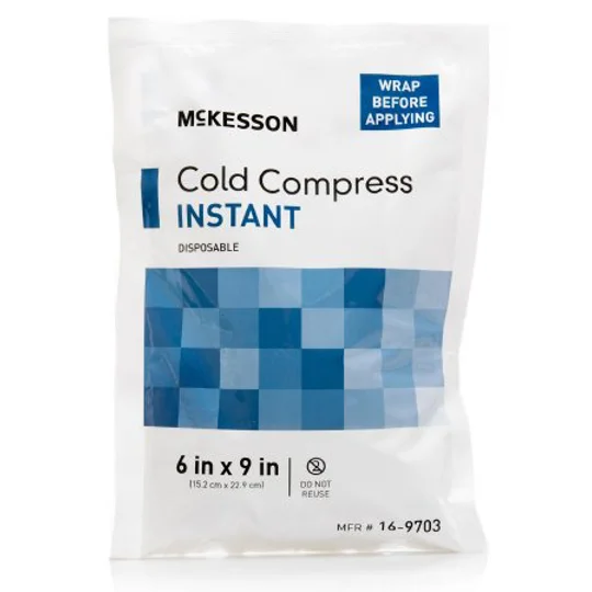 Instant Cold Compress Ice Pack Medi-Pak Disposable 6 X 9