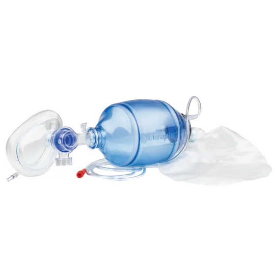 Bag Valve Mask Manual Resuscitator BVM Small Adult Pediatric