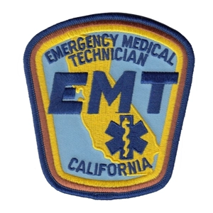 CA California Emergency Medical Technician Shoulder Patch