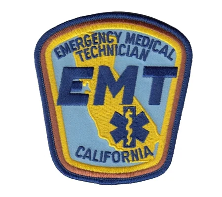 CA California Emergency Medical Technician Shoulder Patch