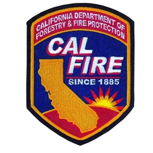 CA California Cal Fire Forestry Department Shoulder Patch