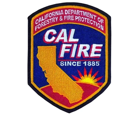 CA California Cal Fire Forestry Department Shoulder Patch
