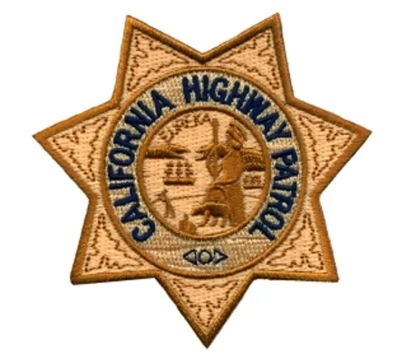 CA California Highway Patrol State Badge Patch