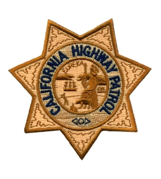 CA California Highway Patrol State Badge Patch