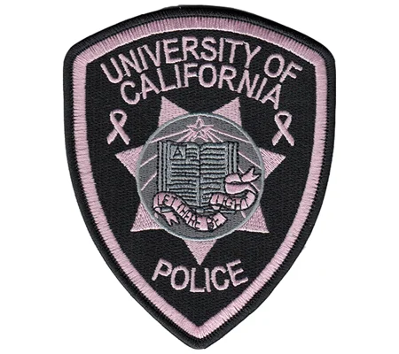 CA California State University Police Pink Shoulder Patch