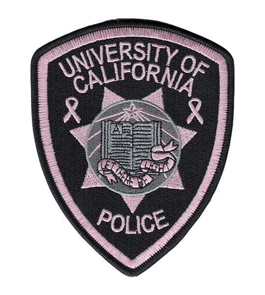 CA California State University Police Pink Shoulder Patch