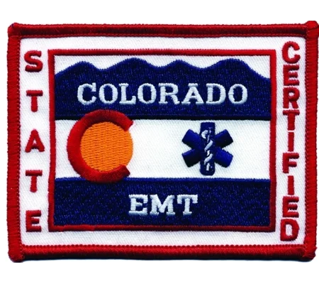 CO Colorado State EMT Emergency Medical Technician Patch