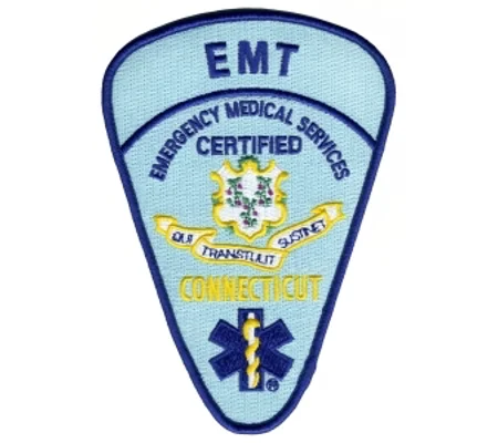 CT Connecticut EMS Emergency Medical Services EMT Shoulder Patch