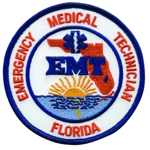 FL Florida EMT Emergency Medical Technician Patch