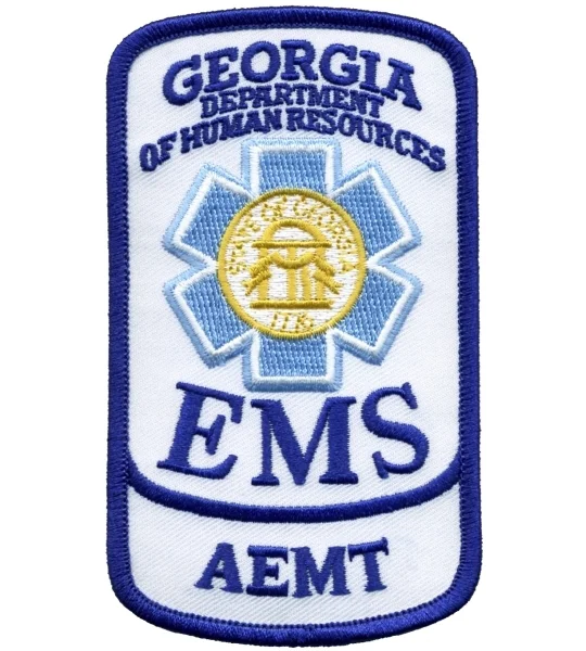 GA Georgia AEMT Advanced Emergency Medical Shoulder Patch