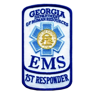 GA Georgia 1st First Responder Medical Shoulder Patch