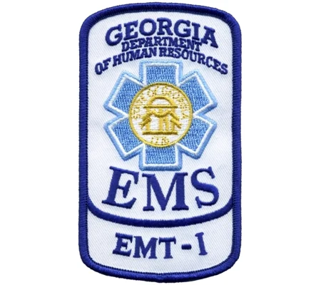 GA Georgia EMTI Emergency Medical Intermediate Shoulder Patch