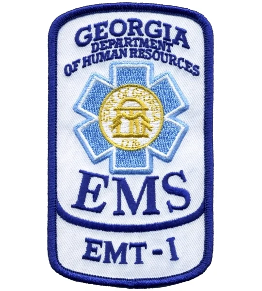 GA Georgia EMTI Emergency Medical Intermediate Shoulder Patch