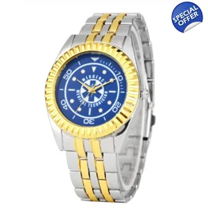 Stainless Steel Quartz Watch Emergency Medical Technician Blue