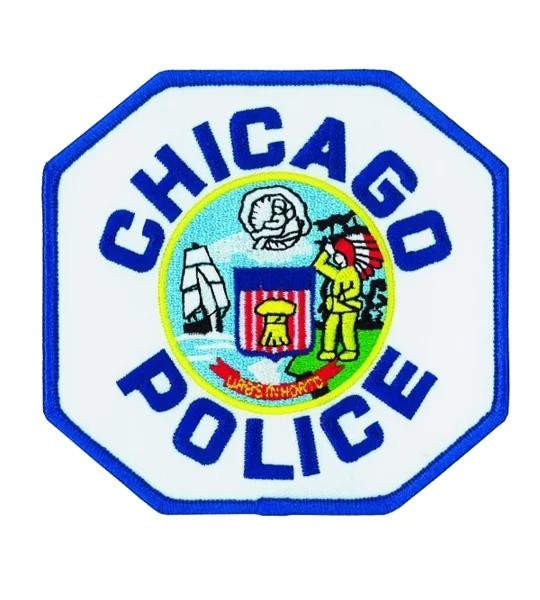 IL Illinois Chicago Police Shoulder Patch Blue - White