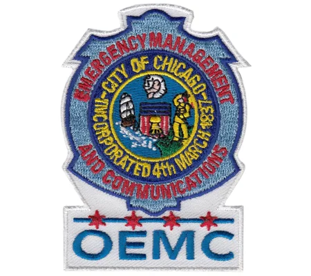 IL Illinois Chicago OEMC Shoulder Patch