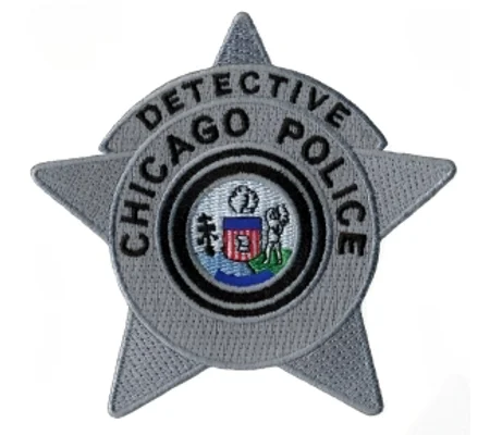 IL Illinois Chicago Police Detective Badge Shoulder Patch