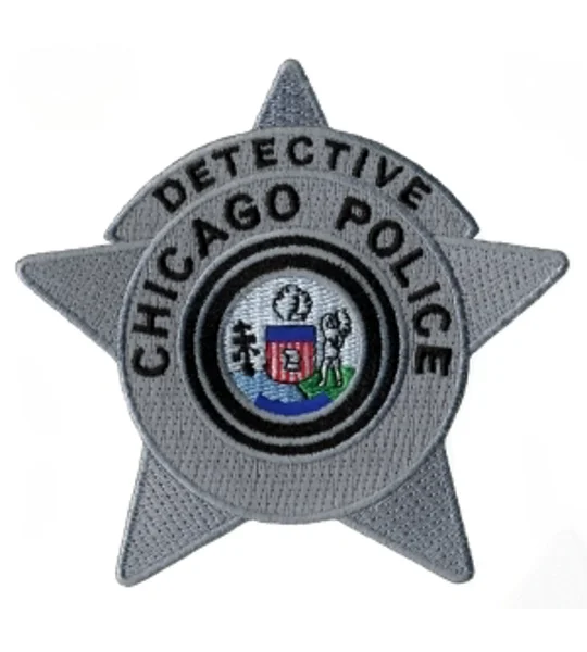 IL Illinois Chicago Police Detective Badge Shoulder Patch