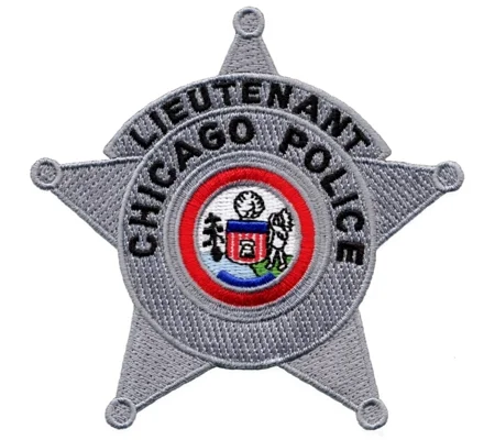 IL Illinois Chicago Police Lieutenant Badge Shoulder Patch