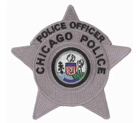 IL Illinois Chicago Police Police Officer Badge Shoulder Patch
