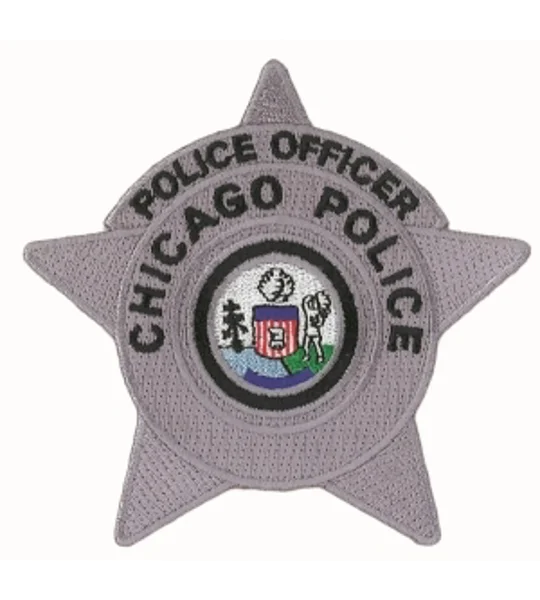 IL Illinois Chicago Police Police Officer Badge Shoulder Patch