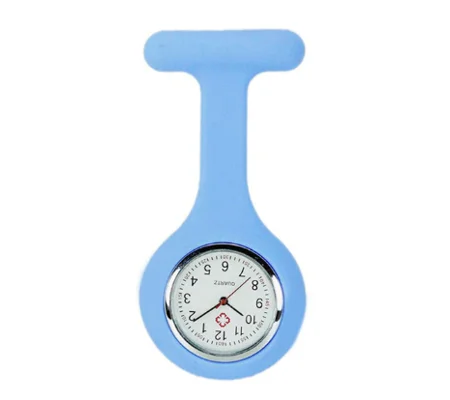 Silicone Band Fashion Nurse Scrub Watch Medical Pocket Ceil