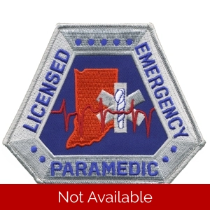 IN Indiana EMT Emergency Licensed Paramedic Shoulder Patch