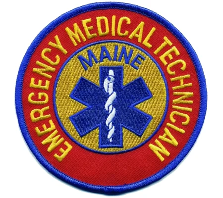 ME Maine EMT Emergency Medical Technician Shoulder Patch