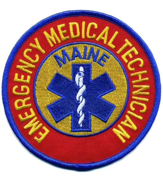 ME Maine EMT Emergency Medical Technician Shoulder Patch