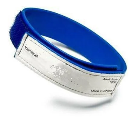 Velcro Reusable Tourniquet Adult Blue 14"