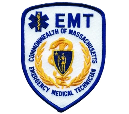 MA Massachusetts State EMT Emergency Medical Shoulder Patch