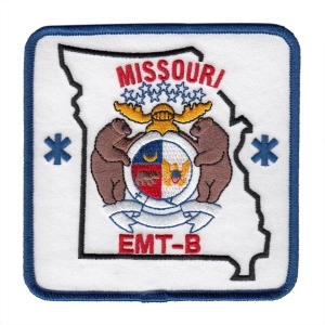 MO Missouri State EMT Emergency Medical Technician Shoulde..