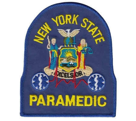 NY New York State Emergency Paramedic Shoulder Patch