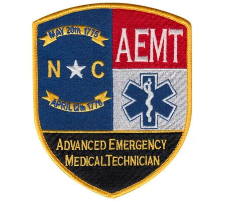 NC North Carolina Advanced Emergency Medical Technician Shoulder Patch