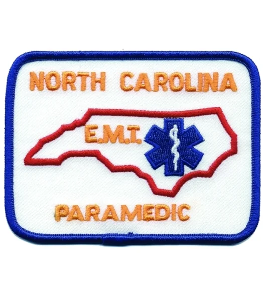 NC North Carolina Emergency Medical Paramedic Shoulder Patch