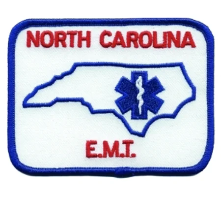 NC North Carolina Emergency Medical Technician Shoulder Patch