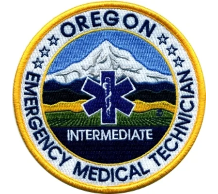 OR Oregon Emergency Medical Technician Intermediate Shoulder Patch