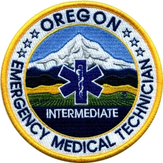 OR Oregon Emergency Medical Technician Intermediate Shoulder Patch