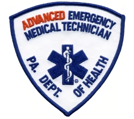 PA Pennsylvania Emergency Medical Technician Advanced Shoulder Patch