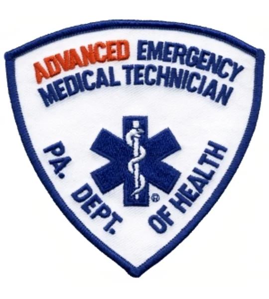 PA Pennsylvania Emergency Medical Technician Advanced Shoulder Patch