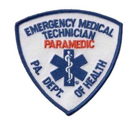 PA Pennsylvania Emergency Medical Paramedic Shoulder