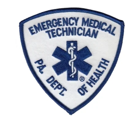 PA Pennsylvania Emergency Medical Technician Shoulder Patch