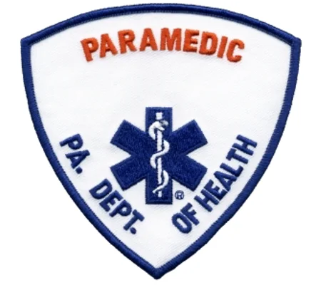 PA Pennsylvania Emergency Medical Paramedic Shoulder Patch