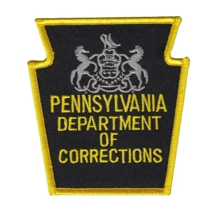 PA Pennsylvania Department of Corrections Shoulder Patch