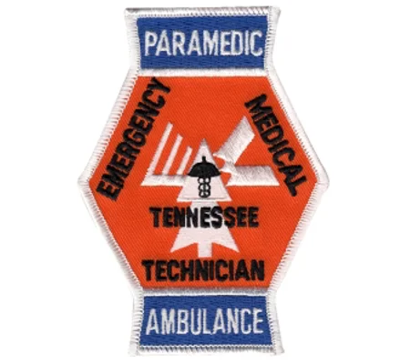 TN Tennessee Emergency Paramedic Ambulance Shoulder Patch