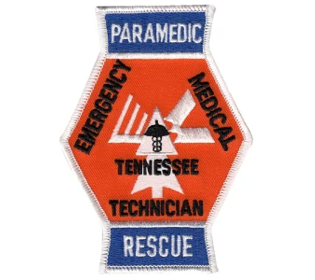 TN Tennessee Emergency Paramedic Rescue Shoulder Patch