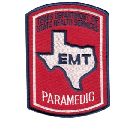 TX Texas Emergency Paramedic Shoulder Patch